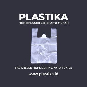 Tas Kresek HDPE Bening Merk Nyiur Uk. 28