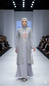 Gamis Artaflora - Powder Blue