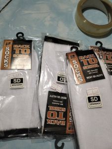 Kaos kaki SD socks back to school