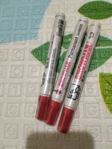 Spidol snowman permanen merah