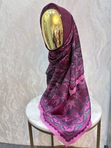 Voal Vintage Lace - Magenta