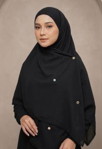 Arabian Diamond Syari - Black