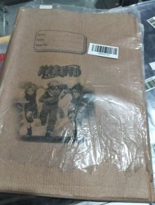 Sampul buku kertas padi naruto