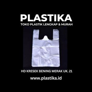 Kantong Plastik HD Kresek Bening Cap Merak Uk. 21 GDG
