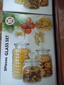 TOPLES 3PCS GLASS SET SS