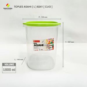 TOPLES ASAHI L 1800 ML 8242 CLIO PLAST