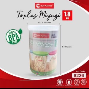 TOPLES 1.8 KG MIYAGI 8226 CLIO PLAST