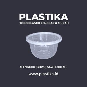 Thinwall Mangkok Bowl 300 Ml Sawo UGL @25