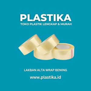 Lakban Tape Isolasi Alta Wrap Bening 45 Mm