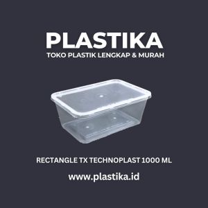 Thinwall Rectangle TX Technoplast 1000 Ml KRN @25