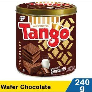 TANGO WAFER KALENG 240G COKLAT