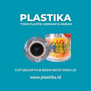 Lid Cup Sealer Film Motif 2.000 Mata Badik