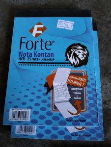Nota kontan forte 3 ply