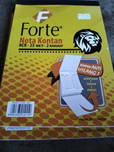 Nota kontan forte besar 2 ply isi 25 set