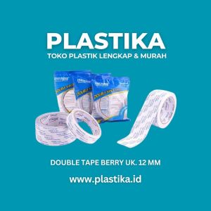 Lakban Isolasi Berry Tape Double-Sided Dua Sisi Uk. 12 Mm