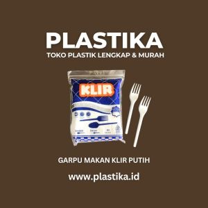 Garpu Makan Klir Putih Susu SPTT @100