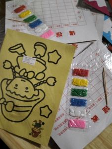 Gambar si mewarnai serbuk kecil