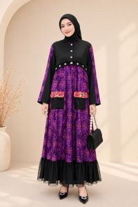 Dress Laura Pocket - Purple