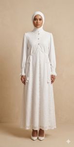 Dress Prity - White