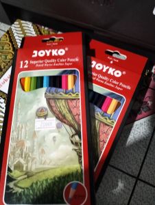 Pensil warna panjang joyko merah
