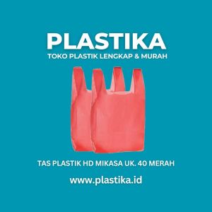 Kantong Plastik HD Mikasa Merah Uk. 40 GDG
