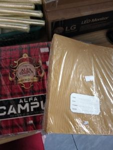 Buku tulis alfa dan campus alfa