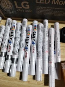 Spidol toyo paint silver