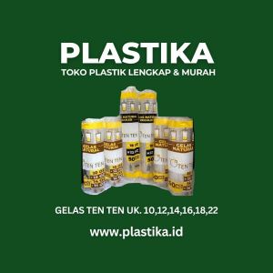 Gelas Datar 22 Oz Ten Ten SPTT @25