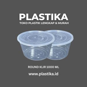 Thinwall Bulat Round Klir 1000 Ml SPTT @25