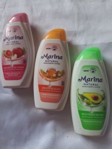 Marina body lotion smoth n glow 95ml