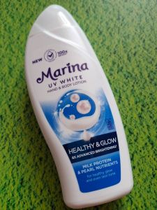 Marina body lotion uv white healty 185ml