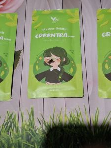 Vies Masker Gelatin Greentea