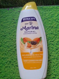 MARINA NATURAL BODY LOTION NOURISG & HEALTY 250ML+63ML