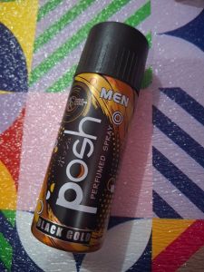 POSH BODY SPRAY MEN BLACK GOLD 150ml