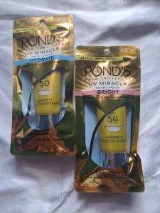 PONDS SUNSCREEN SPF50 UV MIRACLE (HYDRATE)