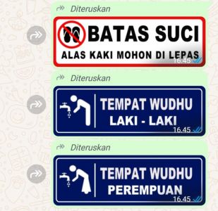 Cetak stiker UK. 28x10 cm