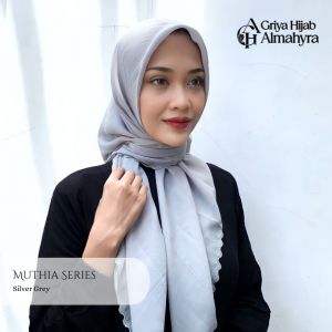 Polycotton Muthia -  Silver