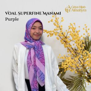 Voal Superfine Manami - Purple