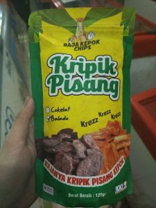 Kripik Pisang Coklat