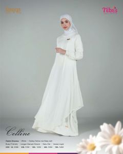 Nibras Rayya Series 2025  Celline Gamis Broken White S M L XL