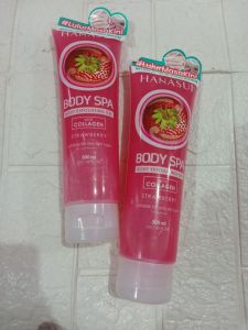 Hanasui Body Spa Strawberry exfoliating gel 300ml