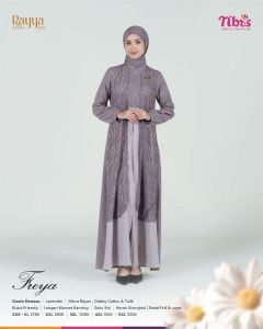 Nibras Rayya Series 2025  Freya Gamis Lavender  S 