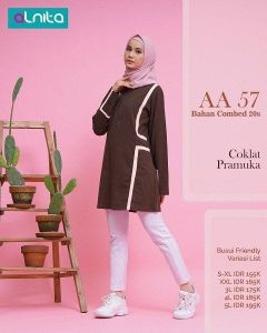 Atasan AA 057 Coklat Pramuka M