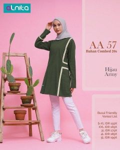 Atasan AA 057 Hijau Army M