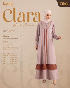 Nibras Rayya Series 2024  Clara Gamis Dry Rose M XL