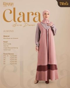 Nibras Rayya Series 2024  Clara Gamis Almond XXL