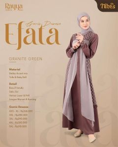 Nibras Rayya Series 2024  Efata Gamis Lilac XXL
