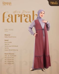 Nibras Rayya Series 2024  Farrah Gamis Dry Rose SM XL