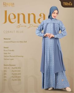 Nibras Rayya Series 2024  Jenna Cobalt Blue XXL