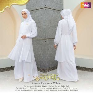 Mecca Gamis White M 